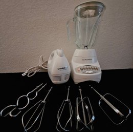 Hamilton Beach Blender And A Corning Ware Mixer With Attachments  Tested