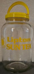 Glass Lipton Sun Tea Jar