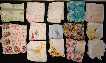 10 Beautiful Vintage Handkerchiefs