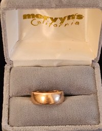 Vintage Gold Wedding Band With Writing On The Inside Band (tested For 14k) Size 7
