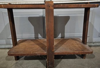 Wooden Side Table/ Shelf