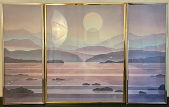 Three Ocean Prints By T. Chiu