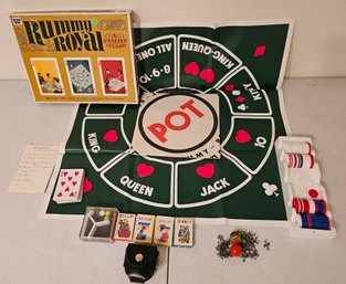 Vintage Rummy Royal Poker Game, Jacks, Cards & Yoyos