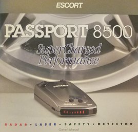 Escort Passport 8500 Radar/detector In Case Not Tested