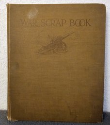 Super Cool Home Made  War Scrap Book From The 1900's