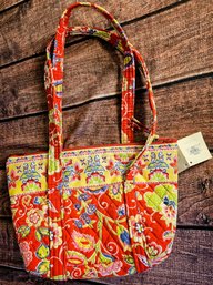 Red And Yellow Floral Bag By QK Bags