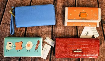 An Assortment Of Ladies Wallets Incl. Guess, Kenneth Cole, Fossil And More