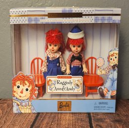 Barbie Collectibles Classic Raggedy Ann And Andy In Original, Sealed Box
