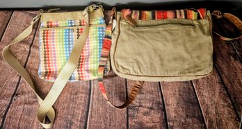 Polka Dots!!! Franco Sarto, Small Wool Purse And A Beige Arizona Tote Bag With Tags