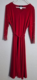 Lady In Red By MSK Sleeves Size 12