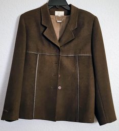 Marga Delfino Vintage Brown Jacket Size 46