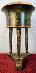 Theodore Alexander Wooden Plant Stand Hand Made In Vietnam