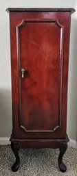 Vintage Cherry Jewelry Armoire With 7 Drawers