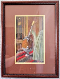 Art Print By A. Lupara In Wooden Frame