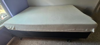 Queen Size Memory Foam With Box Springs And Frame