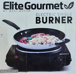 Elite Gourmet Electric Single 6' Burner