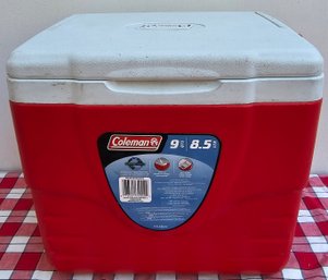 Coleman 9qt Red Cooler