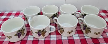 Set Of 8 Grapevine Mugs Bu Vine Tabletops Unlimited