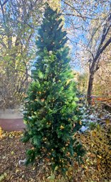 9' Artificial Lighted Christmas Tree (tested)