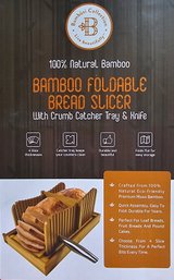 Bambusi Collection Bamboo Foldable Bread Slicer