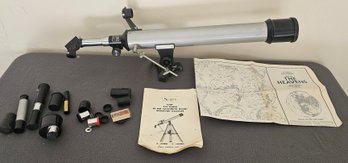 Sears 6309 350 Power 60 MM Altazimuth Refractor Telescope W Manual