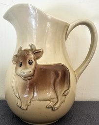 Vintage Cow Pitcher By Otagiri 1981