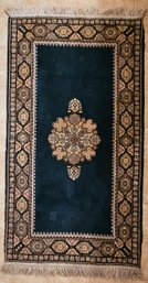 Green And Beige Rug From Morocco