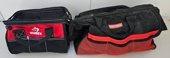 2 Soft Sided Tool Bags By Husky & Craftsman