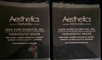 2 Aesthetics Naturals 100 Pure Essential Oil Therapeutic Grade NIB