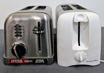 2 Toasters Incl Proctor Silex & Cuisinart