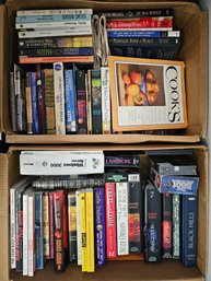 Large Lot Of Books Incl Cook Books, Novels, Religious & More