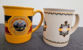 2 Pendleton Legendary Mugs Incl Turtle & Yellowstone National Park