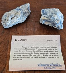 Kyanite By Wester Woods Inc. With Specs