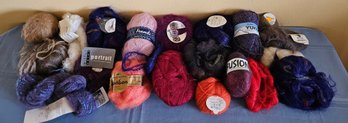 An Assortment Of Mostly Mohair In Various Colors