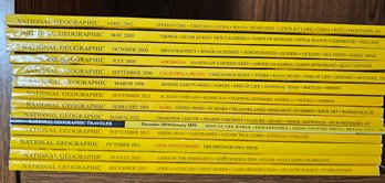 Assortment Of National Geographic Magazines
