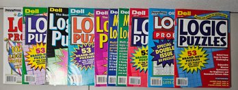 Lot Of Logic Puzzles By Dell Incl Math, Logic Problems & More