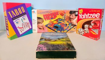 Yahtzee, Taboo, Mousetrap And A Puzzle