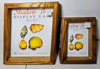 Two Shadow Box Display Cases