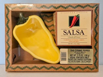 Salsa Bowl Party Pack Incl Yellow Ceramic Bowl