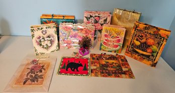 Assortment Of Gift Bags Incl Floral, Bear, Birthday & More