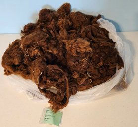 Brown Unprocessed Alpaca Wool Dated 2006