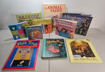 Assortment Of Children's Books Incl Animal Tales, Sleepy Time, Folk Toys & More