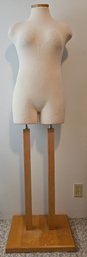 Tall Crafting Mannequin On Wooden Stand