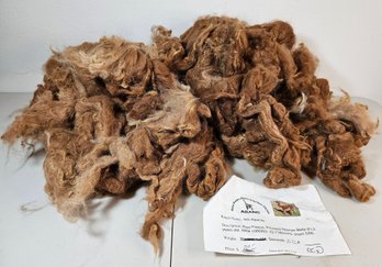 Brown Alpaca Wool From RG Alpaca Farms
