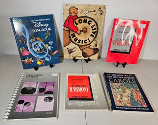 Assortment Of Books Incl Disney Song Book, Elementary Harmony & More