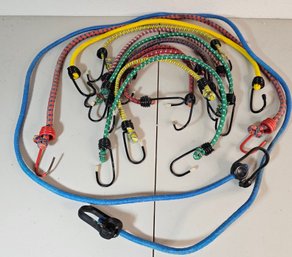 11 Bungee Cords, Various Sizes
