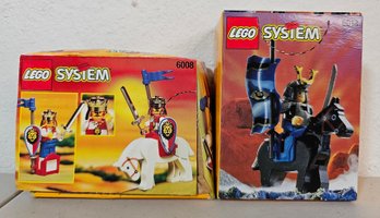 2 Lego System Knight & Horse Sets Incl No 6008 & 6013