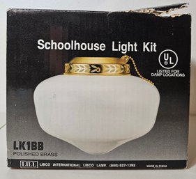 New In Box Schoolhouse Light Kit By Libco International In Original Box