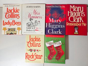 Books Including Jackie Collins, Mary Higgins Clark & More