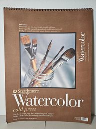 Large Watercolor Paper Spiral Book With 7 Sheets